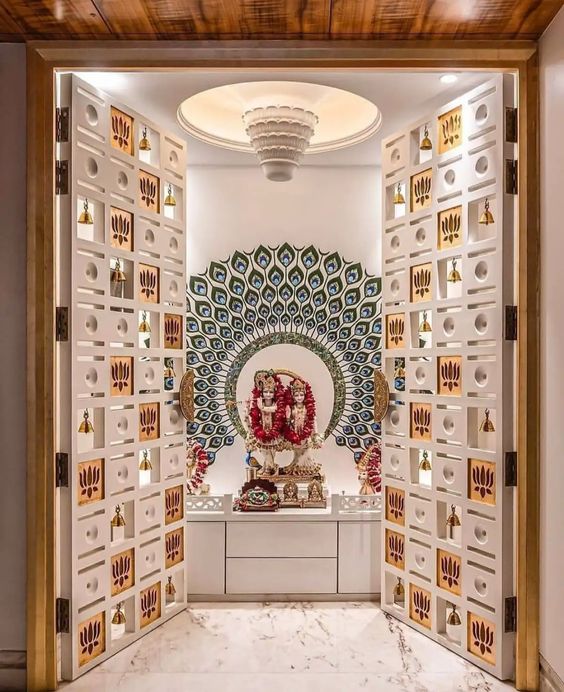 Small pooja room for apartments